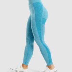 Gymshark Flex High Waisted Leggings - Atlas Blue Marl